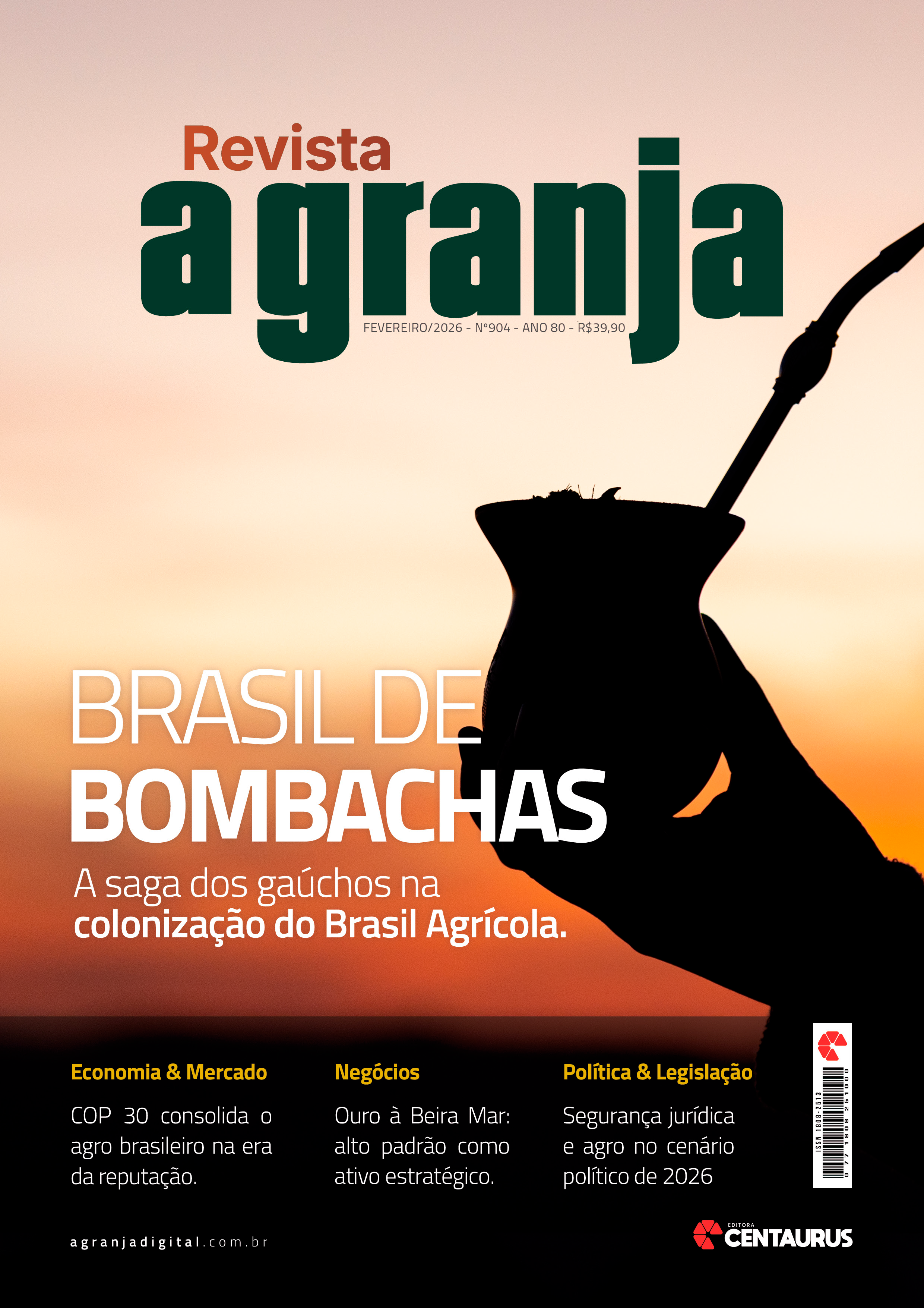 Capa da Edição 904 da Revista A Granja