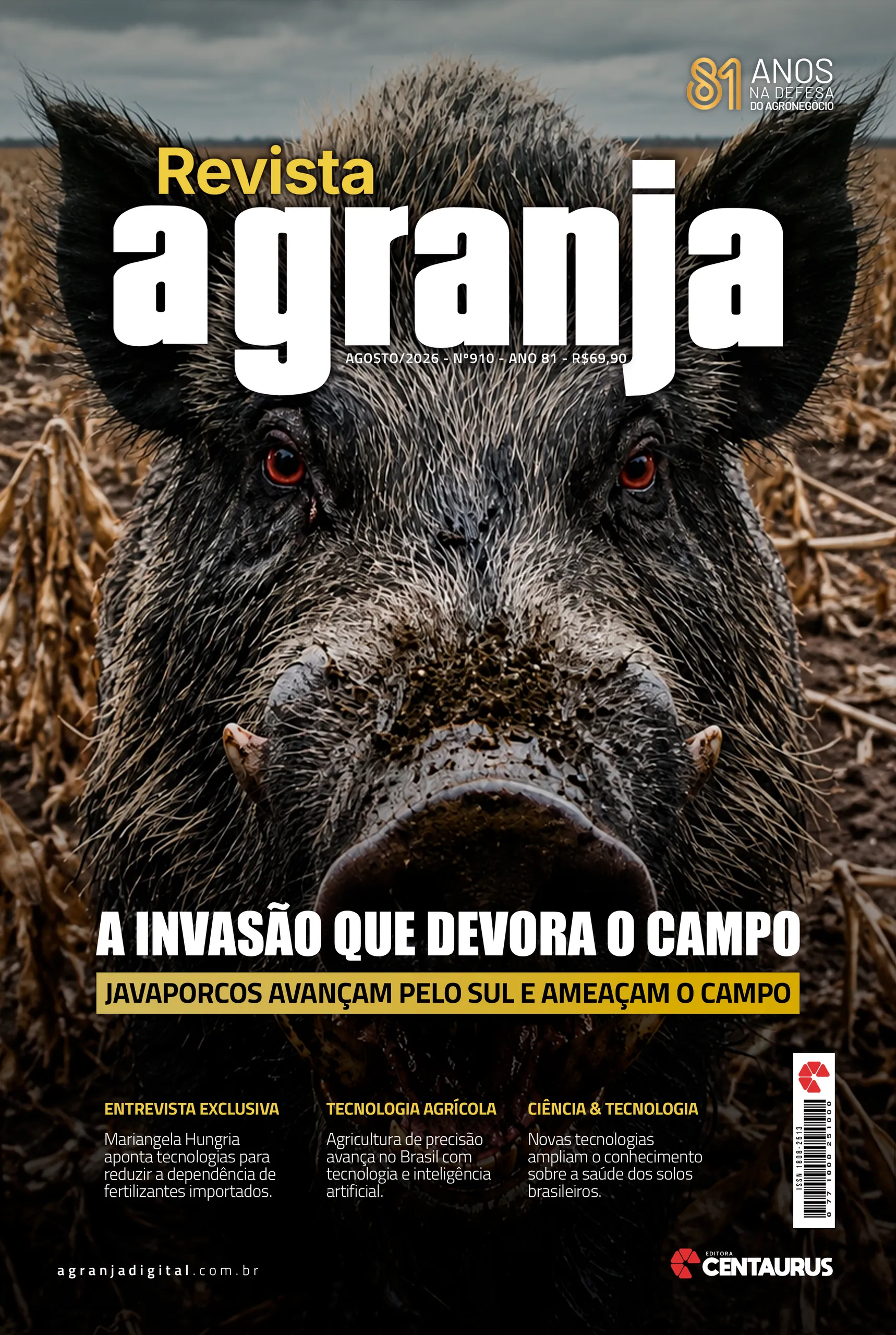 Capa da Edição 910 da Revista A Granja