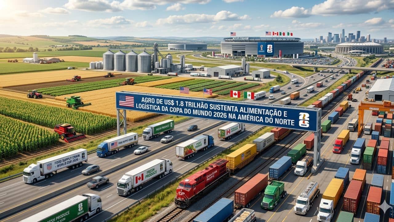 Copa 2026: o peso do agronegócio de US$1,8 trilhão nos EUA, Canadá e México