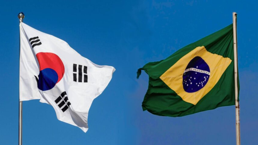 Brasil e Coreia do Sul anunciam parceria estratégica com foco em terras raras, lítio, IA e semicondutores; reativação do Mercosul-Coreia