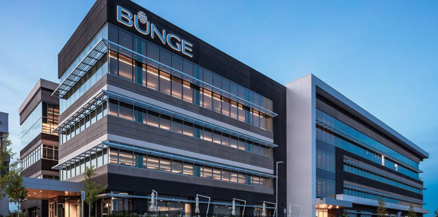 Bunge registra queda de 66,2% no lucro líquido no 1T2026, com frete marítimo elevado e margens menores no trading de grãos, em meio à guerra no Oriente Médio