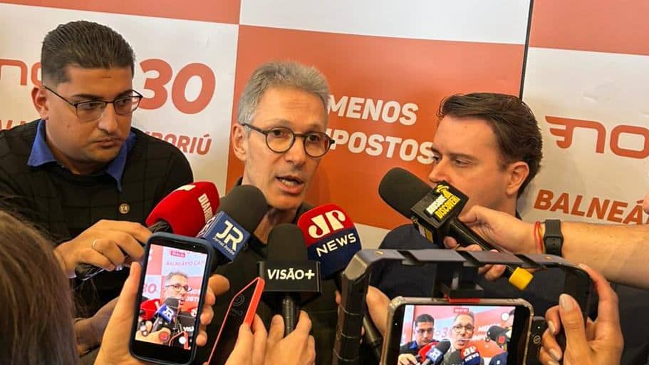 Romeu Zema cumpre agenda em Santa Catarina e reforça discurso de gestão e combate à corrupção