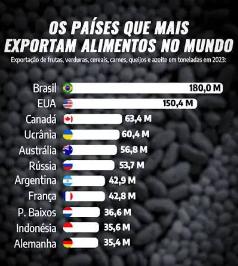 Brasil assume liderança isolada no mercado mundial de oleaginosas e carnes