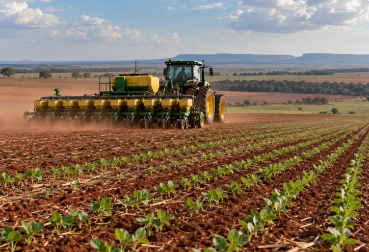 Chuvas impulsionam plantio da soja no Brasil, que atinge ritmo recorde para a safra 2026/27