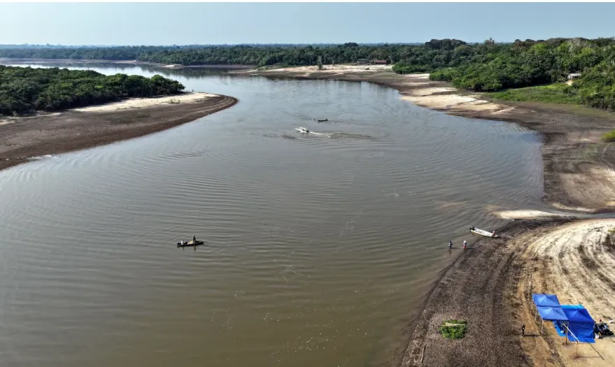 Seca reduz capacidade de barcaças no Norte em 30% e previsão climática alerta o agronegócio