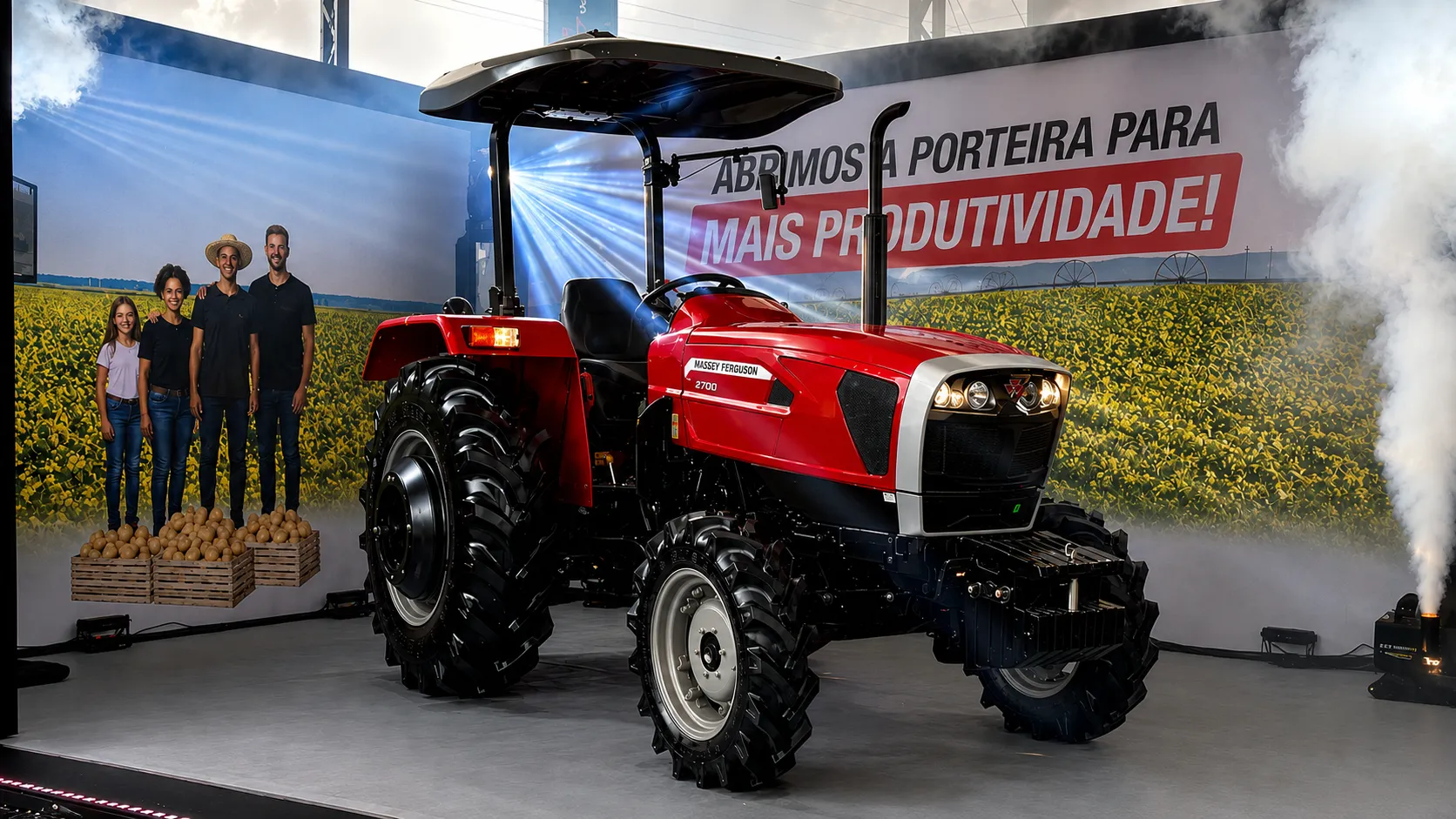 Massey Ferguson apresenta nova série de tratores compactos MF 2700 na Expointer 2026