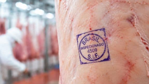 Carimbo do SIF na carne de porco: consumo seguro e tinta não tóxica explicados