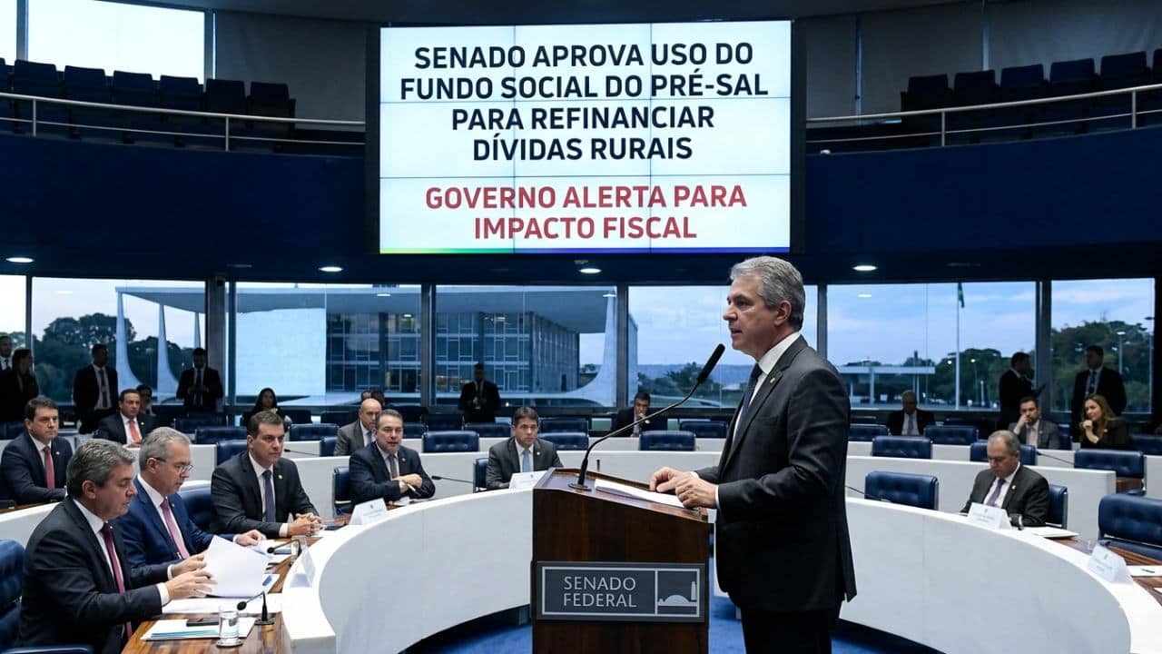 Senado aprova Refis do Agro com Fundo Social do Pré-Sal para renegociação de dívidas rurais (Pronaf/Pronamp) com carência de 3 anos