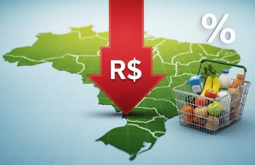 "Capitais Brasileiras Registram Queda Recorde nos Preços da Cesta Básica em 2025: Impactos dos Investimentos Agropecuários"