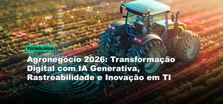 Agronegócio 2026: Transformação Digital com IA Generativa, Rastreabilidade e Inovação em TI