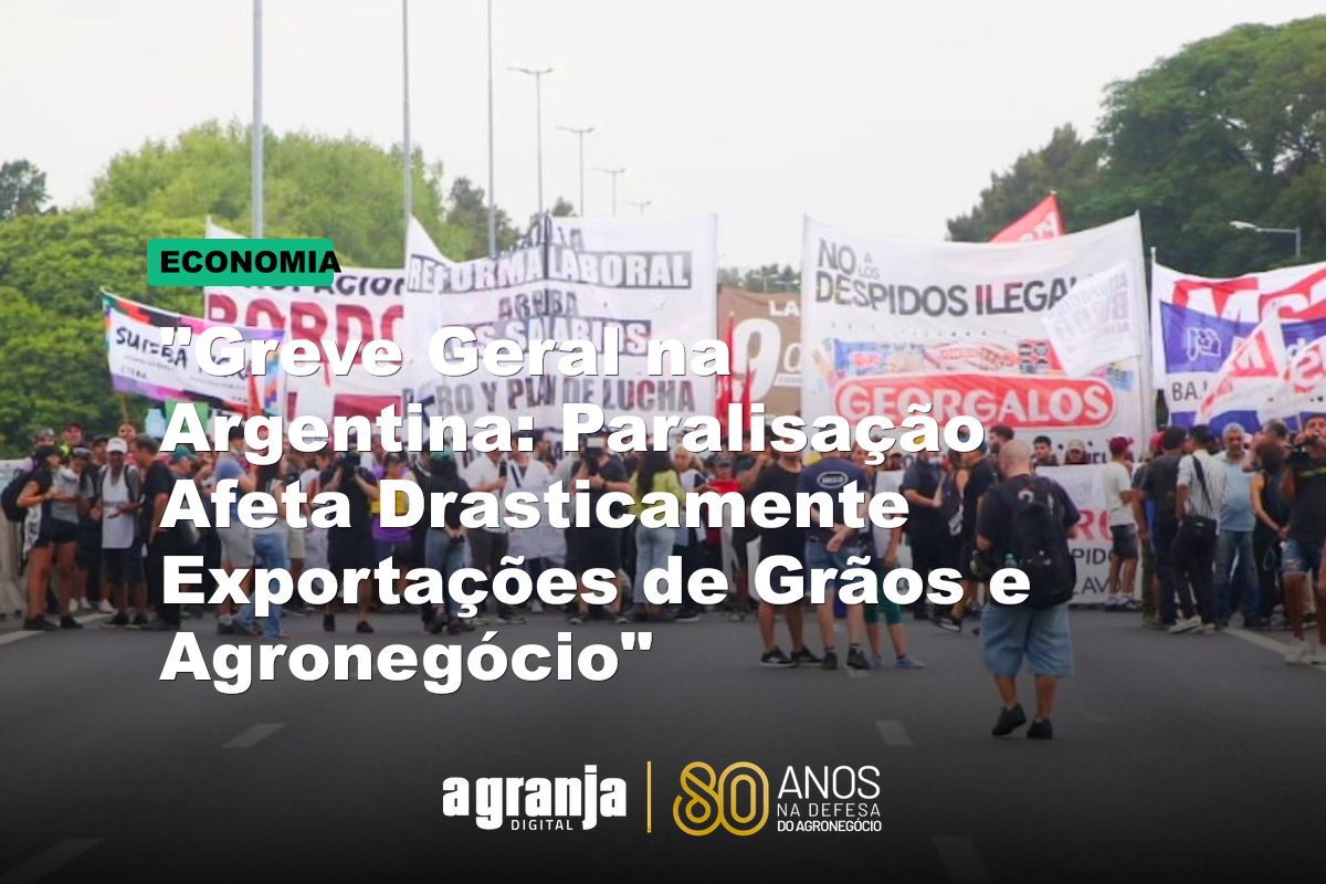"Greve Geral na Argentina: Paralisação Afeta Drasticamente Exportações de Grãos e Agronegócio"