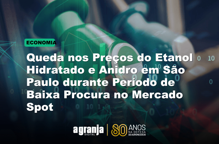 Queda nos Preços do Etanol Hidratado e Anidro em São Paulo durante Período de Baixa Procura no Mercado Spot