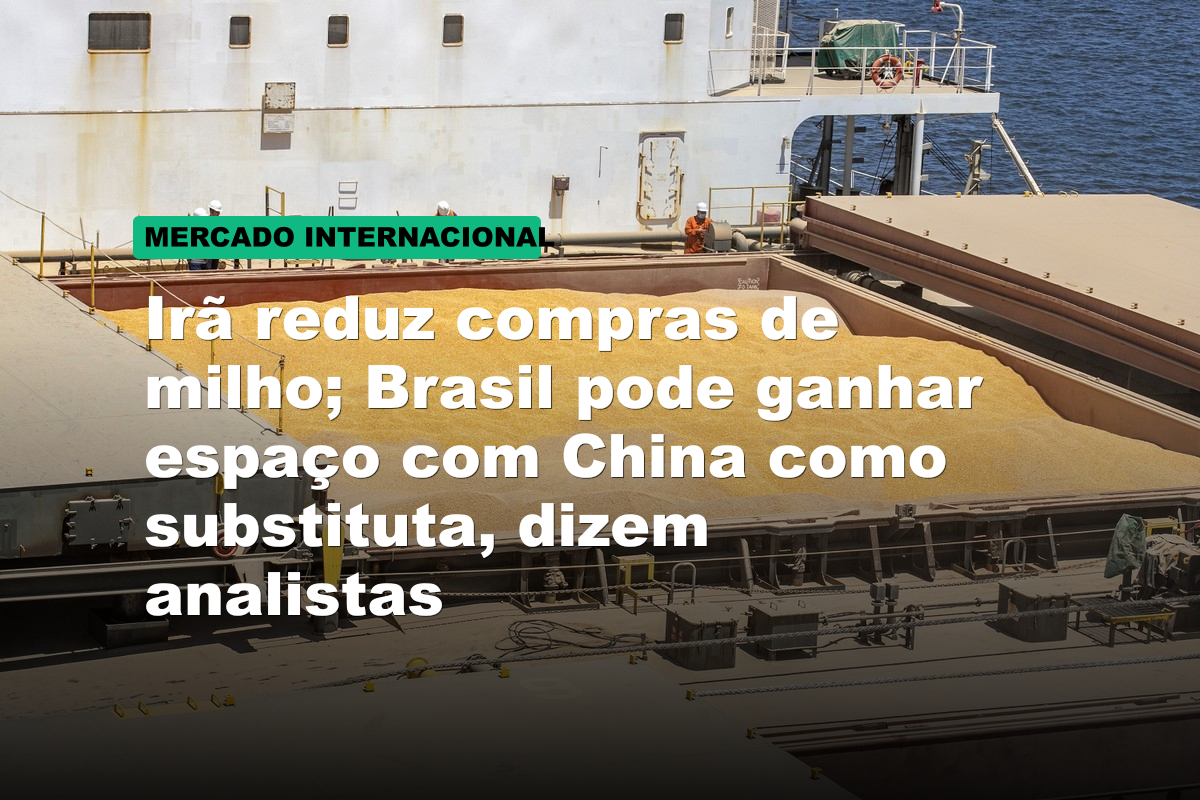 Irã reduz compras de milho; Brasil pode ganhar espaço com China como substituta, dizem analistas