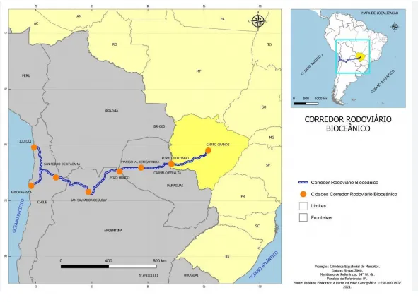 Rota Bioceânica de mais de 3 mil km pode encurtar em 14 a 20 dias o prazo do agro brasileiro até a Ásia