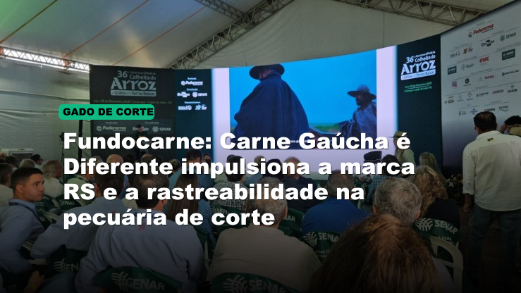 Fundocarne: Carne Gaúcha é Diferente impulsiona a marca RS e a rastreabilidade na pecuária de corte