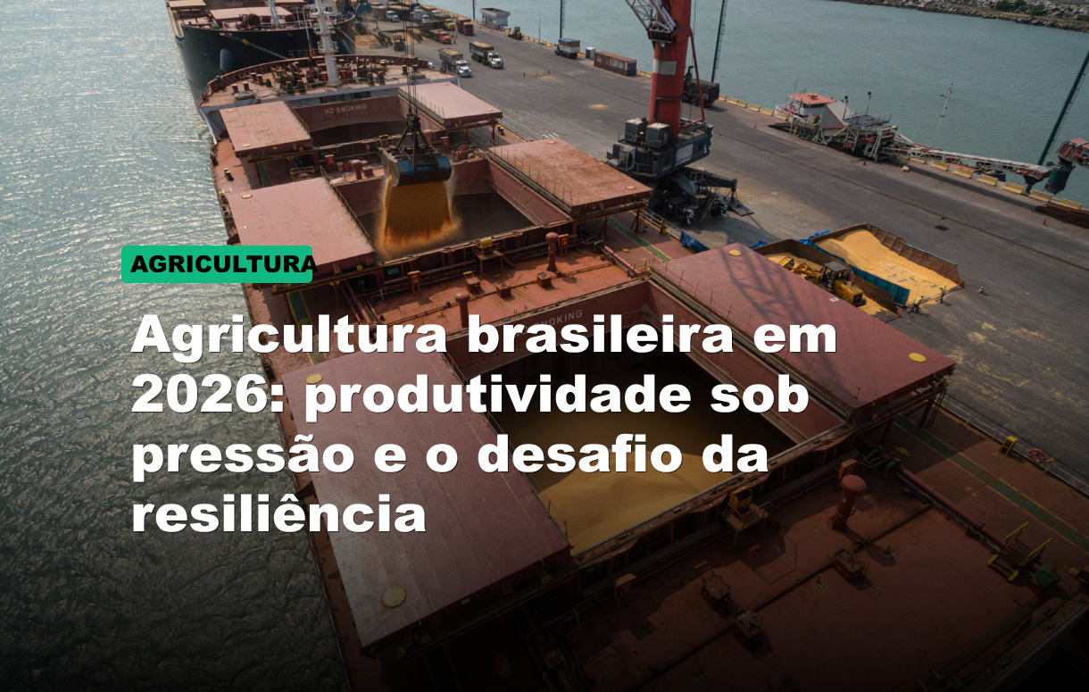 Agricultura brasileira em 2026: produtividade sob pressão e o desafio da resiliência