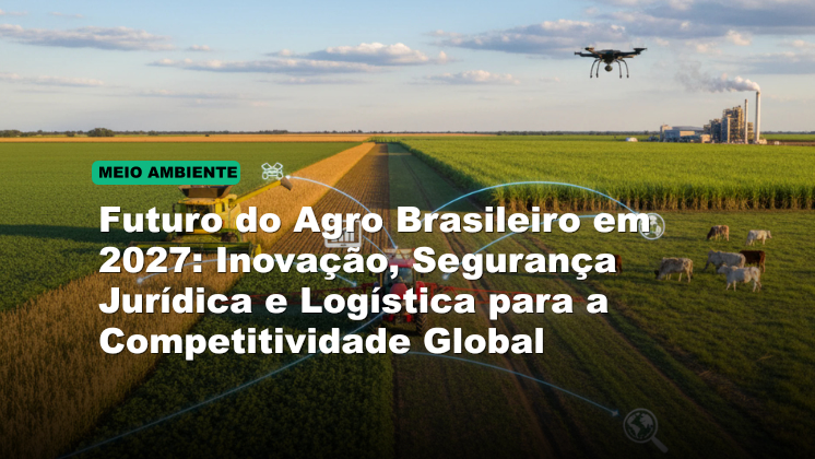Futuro do Agro Brasileiro em 2027: Inovação, Segurança Jurídica e Logística para a Competitividade Global