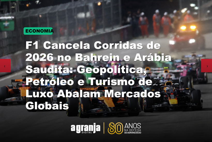 F1 Cancela Corridas de 2026 no Bahrein e Arábia Saudita: Geopolítica, Petróleo e Turismo de Luxo Abalam Mercados Globais