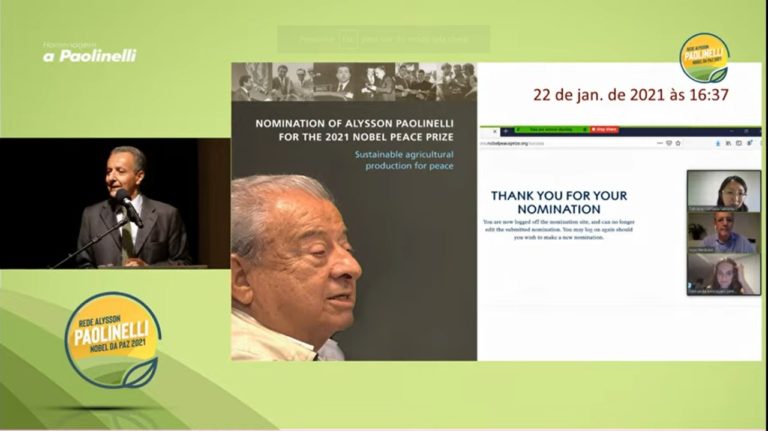 Livro sobre Alysson Paolinelli é lançado na expectativa para o Nobel da Paz em outubro