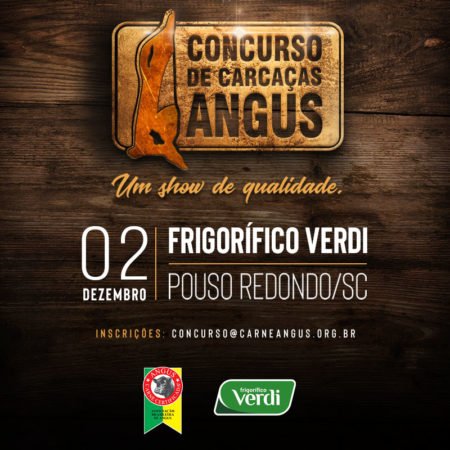 Frigorífico Verdi recebe concurso de carcaças Angus no dia 2 de dezembro
