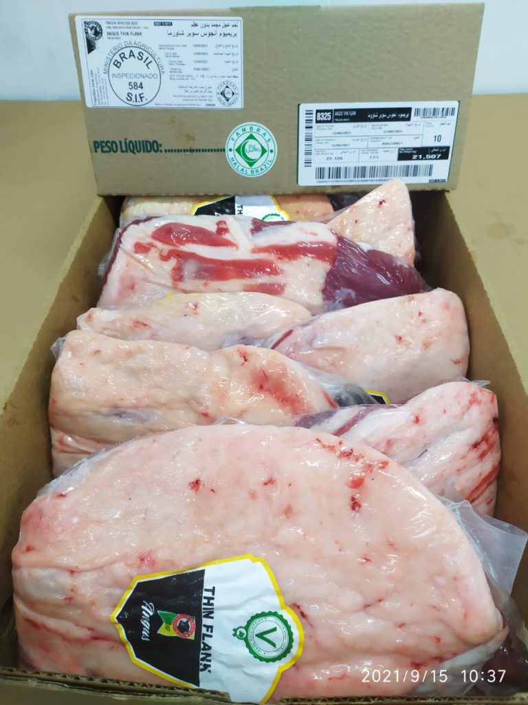 SC manda tira-gosto de 8,5 toneladas de Carne Angus Certificada ao Oriente Médio