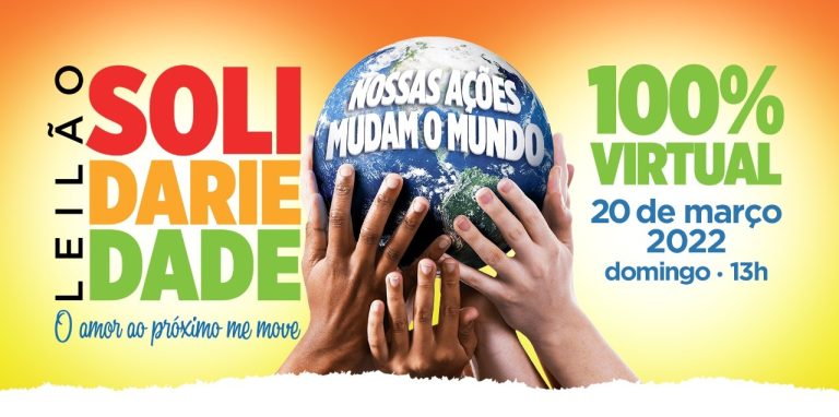 Amanhã é dia de Leilão Solidariedade