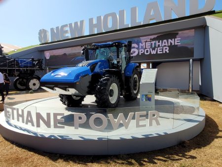 New Holland inicia na Agrishow vendas de trator movido a biometano