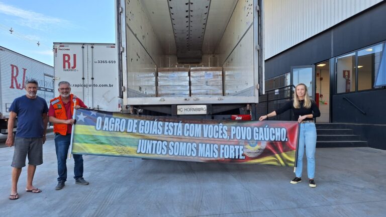 Pecuaristas goianos enviam 15 toneladas de carne a vítimas das enchentes
