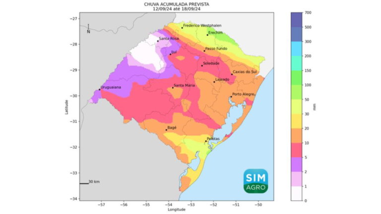 RS com retorno de tempo estável e temperaturas amenas