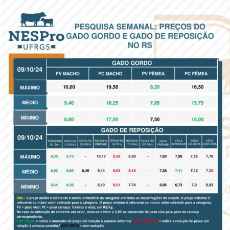Bons preços do gado enfim chegam ao Rio Grande do Sul