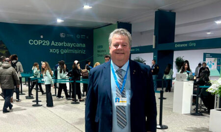 Comentarista d’A Granja na TV presente na COP29 no Azerbaijão